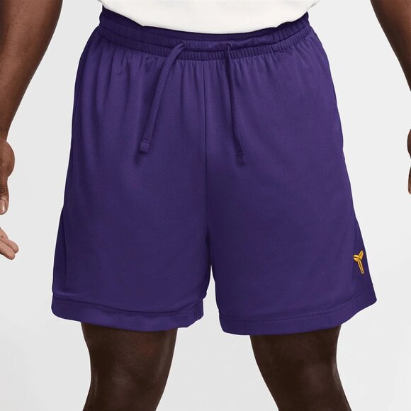 Nike Kobe Basketball 6" Dri-Fit Shorts $45 in Lakers Colorway HJ8103-547 - Picture 4 of 10